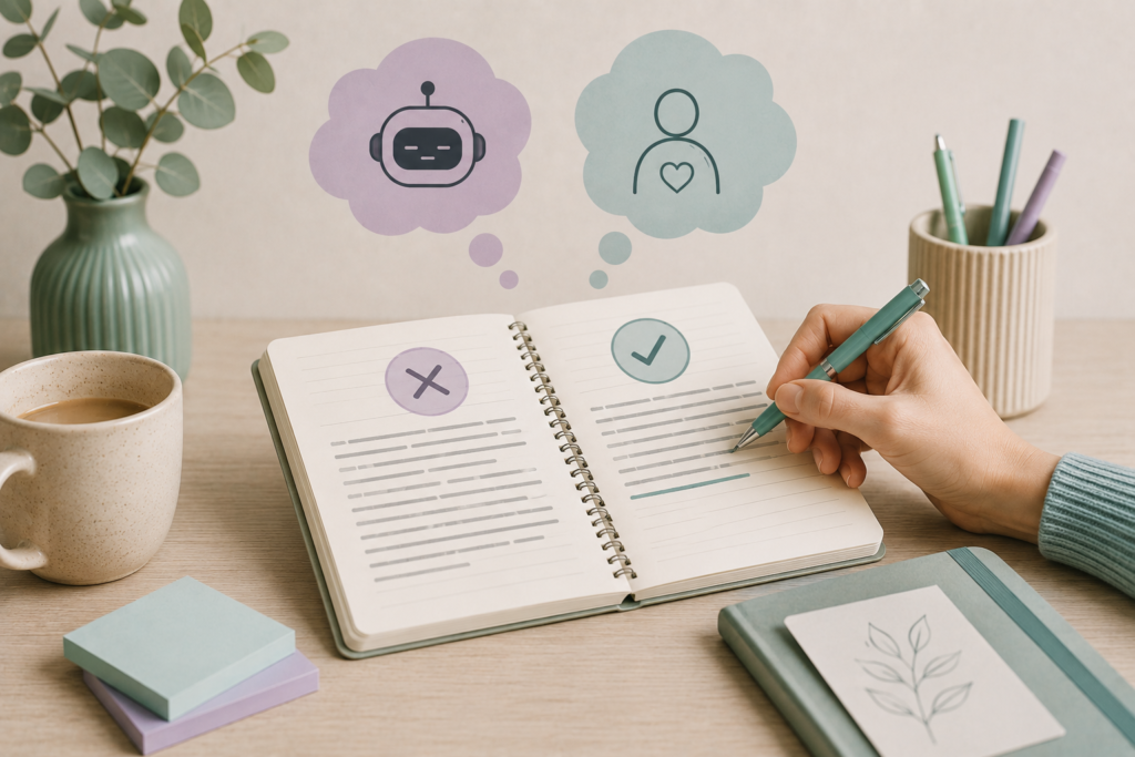 Comment utiliser l-IA sans perdre sa personnalité -blog Ekmoci - Anould